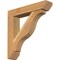 Ekena Millwork Funston Slat Rough Sawn Bracket w/ Offset Brace, Western Red Cedar, 6"W x 28"D x 28"H BKT0604X28X28FST06RWR - alternate 1